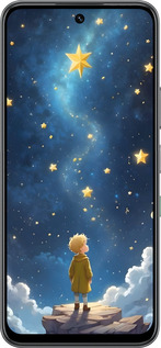 Силиконовый чехол Маленький принц для Infinix Hot 60 5G / Hot 60i 4G - 6326u-4114 изображение 