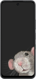 Силиконовый чехол The Peeking Rat для Infinix Hot 60 5G / Hot 60i 4G - 6442u-4114 изображение 