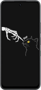 Силиконовый чехол Кошка для Infinix Hot 60 5G / Hot 60i 4G - 6505u-4114 изображение 