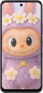 Силиконовый чехол Лабубу 1 для Infinix Hot 60 5G / Hot 60i 4G - 6709u-4114 изображение 