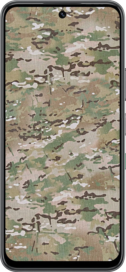 Силиконовый чехол Камуфляж v5 для Infinix Hot 60 5G / Hot 60i 4G - 1201u-4114 изображение 