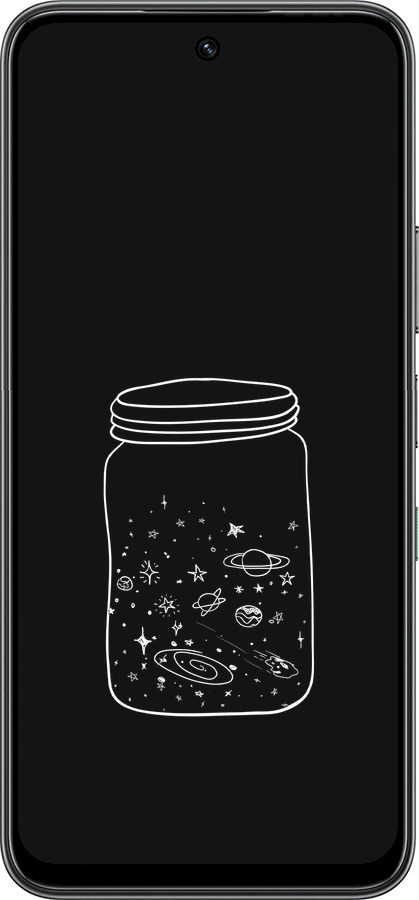 Силиконовый чехол Космос в банке для Infinix Hot 60 5G / Hot 60i 4G - 4297u-4114 изображение 