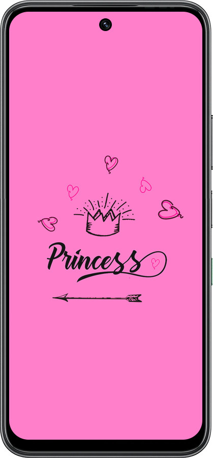 Силиконовый чехол Princess для Infinix Hot 60 5G / Hot 60i 4G - 4361u-4114 изображение 