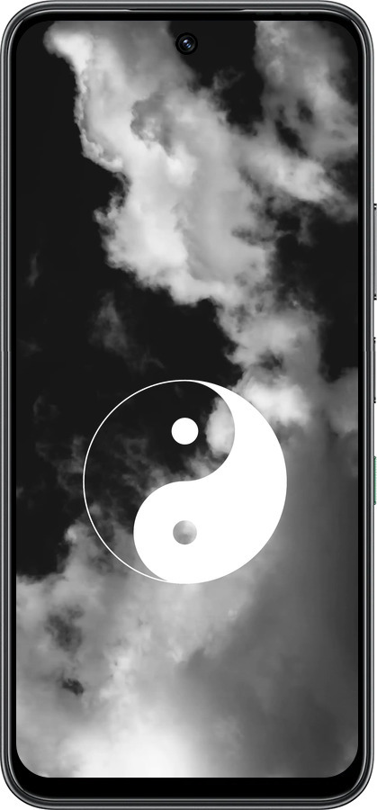 Силиконовый чехол Инь и Янь для Infinix Hot 60 5G / Hot 60i 4G - 4389u-4114 изображение 