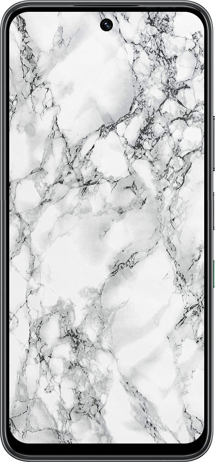 Силиконовый чехол Мрамор белый для Infinix Hot 60 5G / Hot 60i 4G - 4480u-4114 изображение 