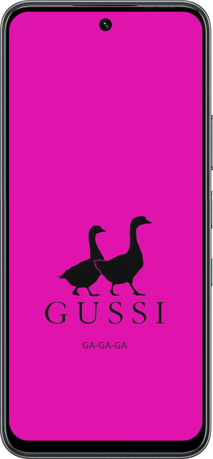 Силиконовый чехол Гуси для Infinix Hot 60 5G / Hot 60i 4G - 4561u-4114 изображение 