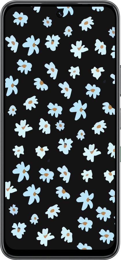 Силиконовый чехол Цветочный для Infinix Hot 60 5G / Hot 60i 4G - 4900u-4114 изображение 