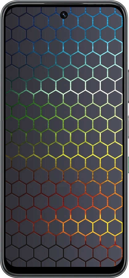 Силиконовый чехол Переливающиеся соты для Infinix Hot 60 5G / Hot 60i 4G - 498u-4114 изображение 