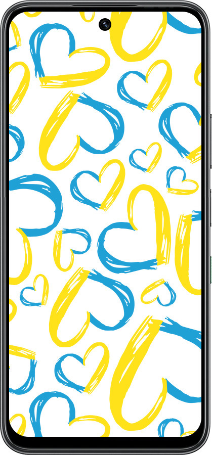 Силиконовый чехол Сердца UA для Infinix Hot 60 5G / Hot 60i 4G - 5292u-4114 изображение 