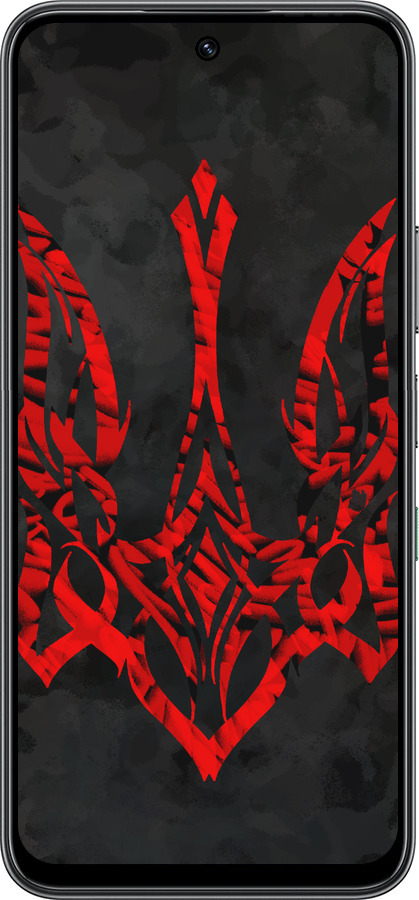 Силиконовый чехол Герб Украины v4 для Infinix Hot 60 5G / Hot 60i 4G - 5319u-4114 изображение 