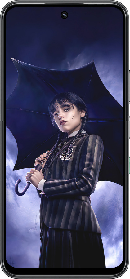 Силиконовый чехол Wednesday v2 для Infinix Hot 60 5G / Hot 60i 4G - 5516u-4114 изображение 