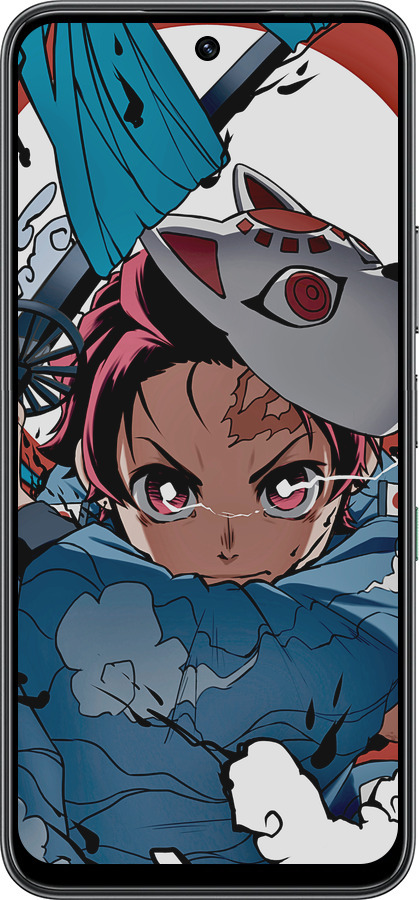 Силиконовый чехол Танджиро Камадо для Infinix Hot 60 5G / Hot 60i 4G - 5574u-4114 изображение 