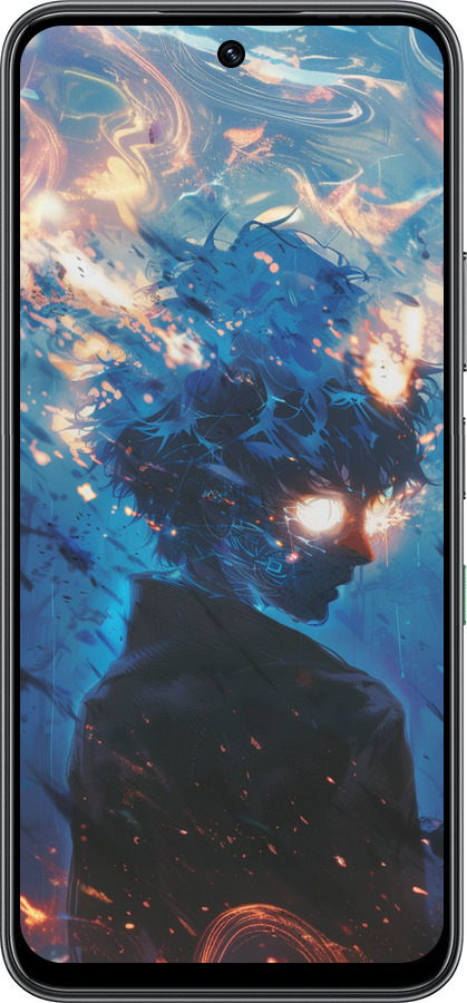 Силиконовый чехол Сатору Годжо для Infinix Hot 60 5G / Hot 60i 4G - 6129u-4114 изображение 