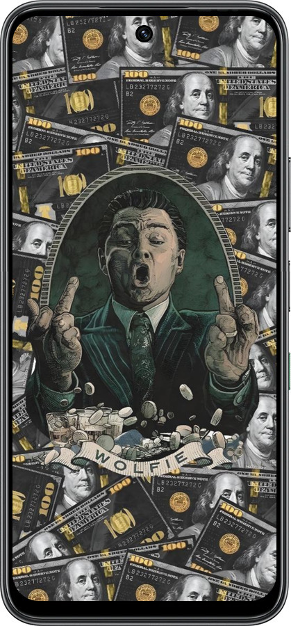 Силиконовый чехол Волк с валл стрит для Infinix Hot 60 5G / Hot 60i 4G - 6287u-4114 изображение 