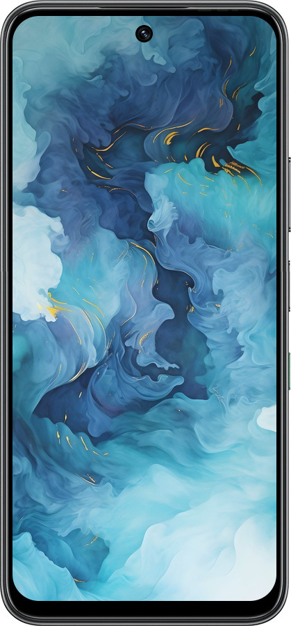 Силиконовый чехол Акварель для Infinix Hot 60 5G / Hot 60i 4G - 6320u-4114 изображение 