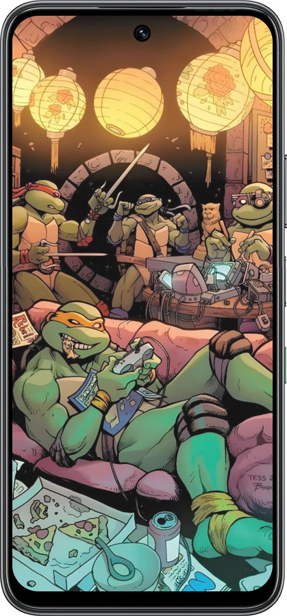 Силиконовый чехол Черепашки нинзя для Infinix Hot 60 5G / Hot 60i 4G - 6346u-4114 изображение 