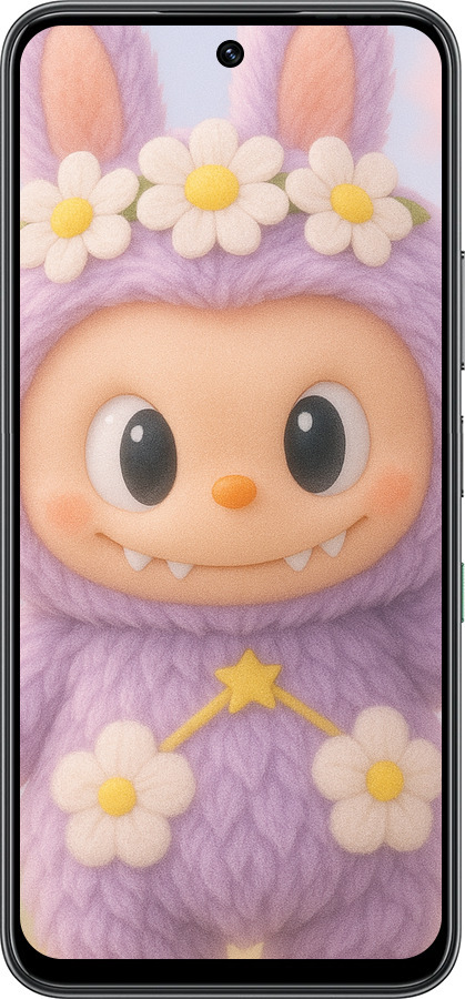 Силиконовый чехол Лабубу 1 для Infinix Hot 60 5G / Hot 60i 4G - 6709u-4114 изображение 