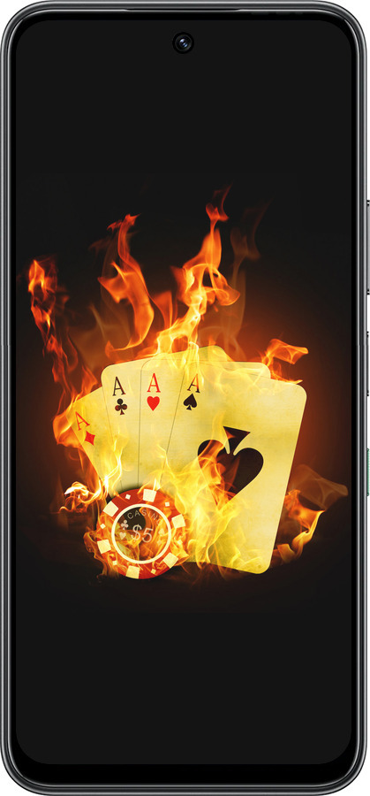 Силиконовый чехол Горящие карты для Infinix Hot 60 5G / Hot 60i 4G - 839u-4114 изображение 