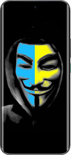 Силиконовый чехол Украинский анонимус для Infinix Hot 60 Pro+ - 1062u-4125 изображение 