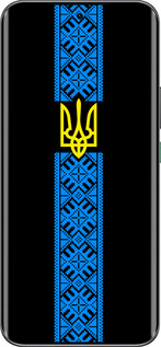 Силиконовый чехол Тризуб в вышиванке для Infinix Hot 60 Pro+ - 1158u-4125 изображение 