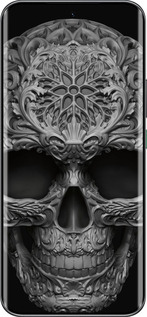 Силиконовый чехол skull-ornament для Infinix Hot 60 Pro+ - 4101u-4125 изображение 