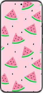 Силиконовый чехол Розовый арбуз для Infinix Hot 60 Pro+ - 4314u-4125 изображение 