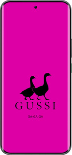 Силиконовый чехол Гуси для Infinix Hot 60 Pro+ - 4561u-4125 изображение 