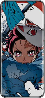 Силиконовый чехол Танджиро Камадо для Infinix Hot 60 Pro+ - 5574u-4125 изображение 