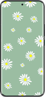 Силиконовый чехол Ромашки v4 для Infinix Hot 60 Pro+ - 5603u-4125 изображение 