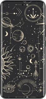 Силиконовый чехол Фаза луны для Infinix Hot 60 Pro+ - 5605u-4125 изображение 