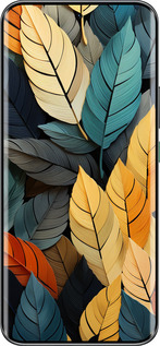 Силиконовый чехол Кольорове листя для Infinix Hot 60 Pro+ - 5644u-4125 изображение 