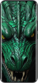 Силиконовый чехол Зелёный дракон v2 для Infinix Hot 60 Pro+ - 5817u-4125 изображение 