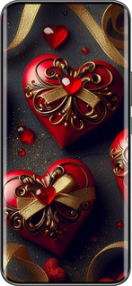 Силиконовый чехол Сердечки v4 для Infinix Hot 60 Pro+ - 5834u-4125 изображение 