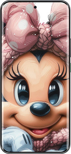 Силиконовый чехол Минни Маус с бантиком для Infinix Hot 60 Pro+ - 6055u-4125 изображение 