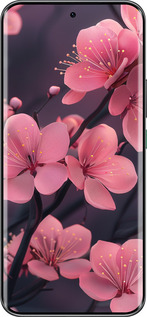 Силиконовый чехол Пурпурная сакура для Infinix Hot 60 Pro+ - 6075u-4125 изображение 