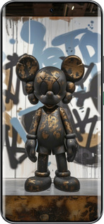 Силиконовый чехол Bronze kaws v2 для Infinix Hot 60 Pro+ - 6098u-4125 изображение 