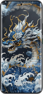 Силиконовый чехол Водяной дракон для Infinix Hot 60 Pro+ - 6113u-4125 изображение 