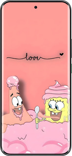 Силиконовый чехол Спанч Боб для Infinix Hot 60 Pro+ - 6282u-4125 изображение 
