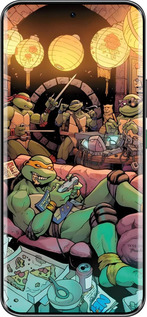 Силиконовый чехол Черепашки нинзя для Infinix Hot 60 Pro+ - 6346u-4125 изображение 