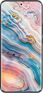 Силиконовый чехол Мрамор красивый для Infinix Hot 60 Pro+ - 6376u-4125 изображение 