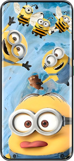 Силиконовый чехол Миньоны для Infinix Hot 60 Pro+ - 6386u-4125 изображение 