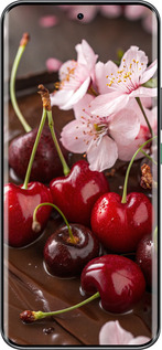 Силиконовый чехол Вишня в шоколаде для Infinix Hot 60 Pro+ - 6698u-4125 изображение 