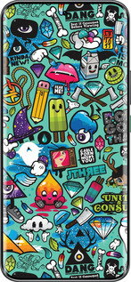 Силіконовий чехол Стікер бомбінг 1 для Infinix Hot 60 Pro+ - 693u-4125 изображение 