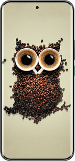 Силиконовый чехол Сова из кофе для Infinix Hot 60 Pro+ - 777u-4125 изображение 