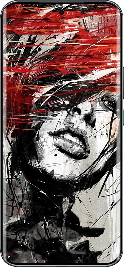 Силиконовый чехол Лицо девушки для Infinix Hot 60 Pro+ - 1162u-4125 изображение 