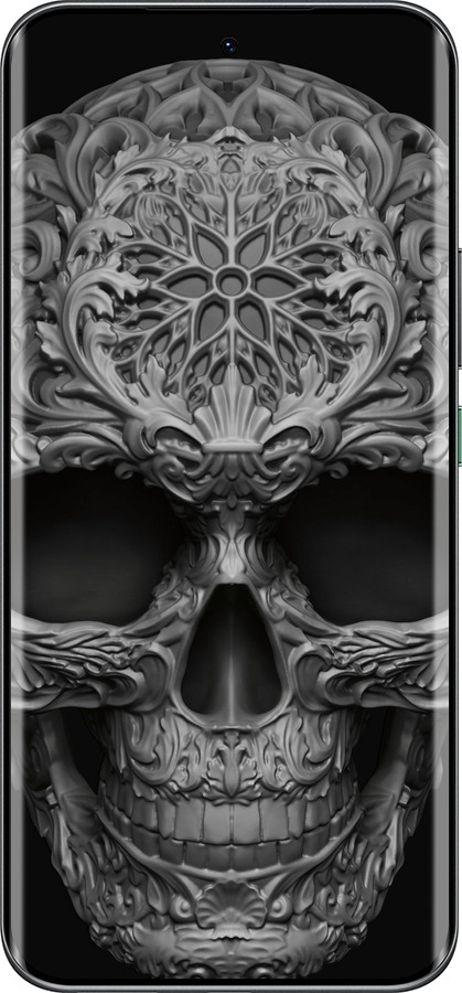 Силиконовый чехол skull-ornament для Infinix Hot 60 Pro+ - 4101u-4125 изображение 