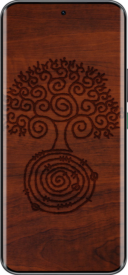 Силиконовый чехол Узор дерева для Infinix Hot 60 Pro+ - 4119u-4125 изображение 