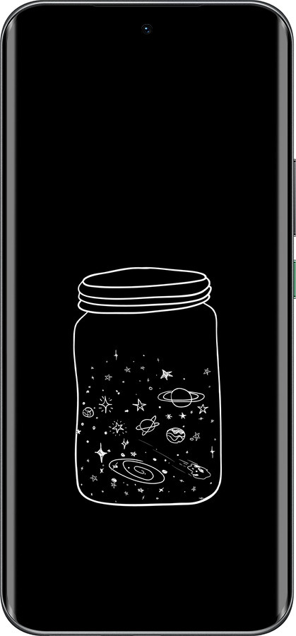 Силиконовый чехол Космос в банке для Infinix Hot 60 Pro+ - 4297u-4125 изображение 