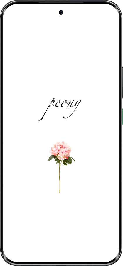 Силиконовый чехол Пион для Infinix Hot 60 Pro+ - 4366u-4125 изображение 