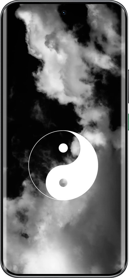 Силиконовый чехол Инь и Янь для Infinix Hot 60 Pro+ - 4389u-4125 изображение 